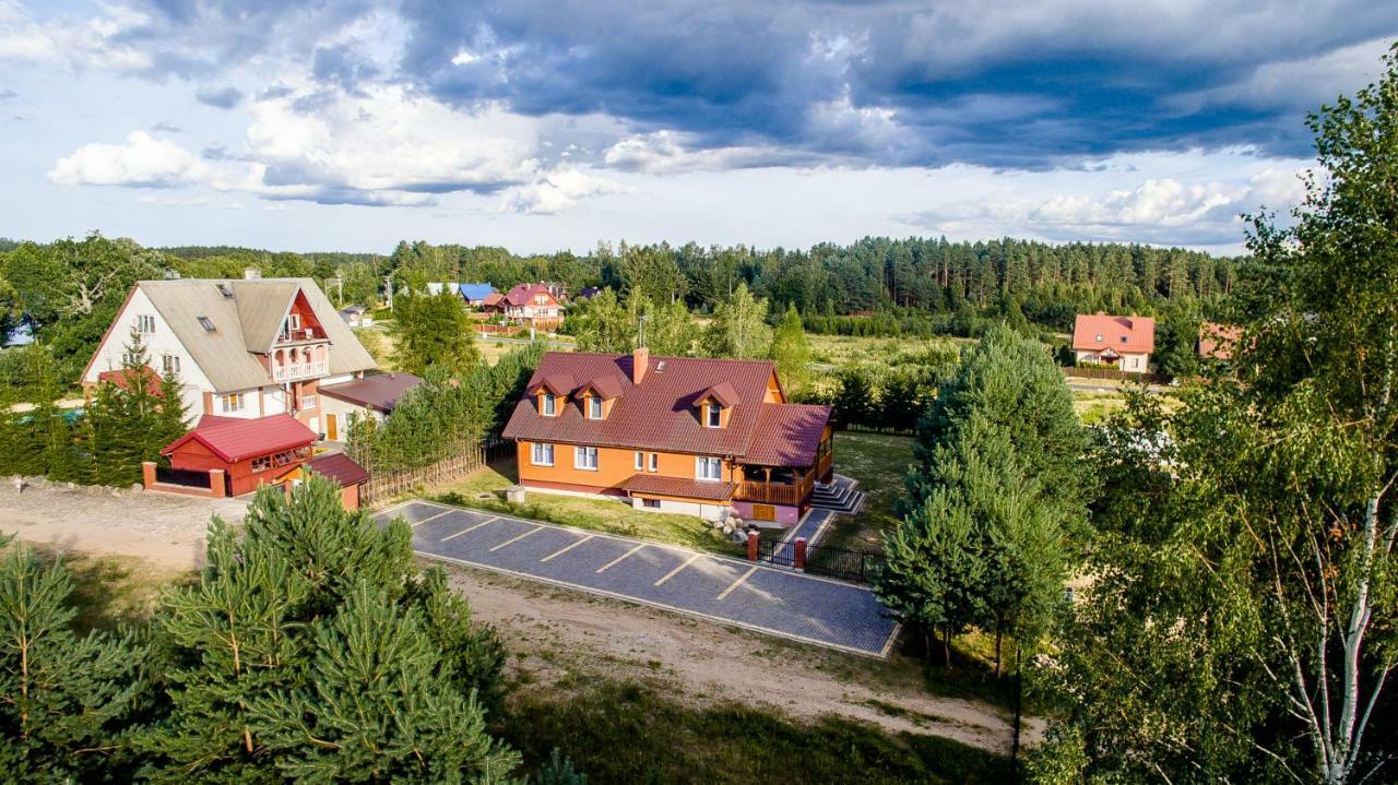 "Rowerowa Przystan" Turystyka Wiejska & Agroturystyka Nad Jeziorem Serwy W Sercu Puszczy Sucha Rzeczka Ngoại thất bức ảnh