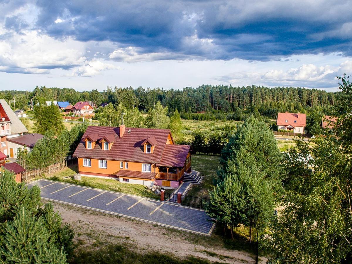 "Rowerowa Przystan" Turystyka Wiejska & Agroturystyka Nad Jeziorem Serwy W Sercu Puszczy Sucha Rzeczka Ngoại thất bức ảnh