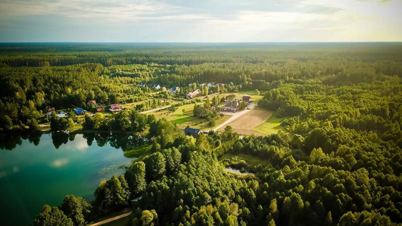 "Rowerowa Przystan" Turystyka Wiejska & Agroturystyka Nad Jeziorem Serwy W Sercu Puszczy Sucha Rzeczka Ngoại thất bức ảnh